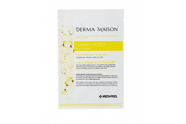 MEDI-PEEL Derma Maison Toning Active Facial Mask (23ml) Маска с витаминным комплексом