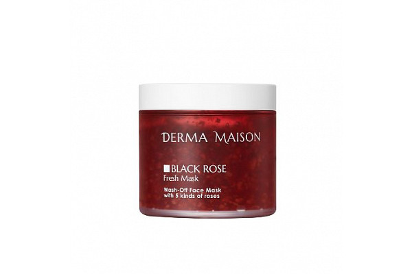 MEDI-PEEL Derma Maison Black Rose (230g) Тонизирующая маска с экстрактом розы и комплексом ферментов