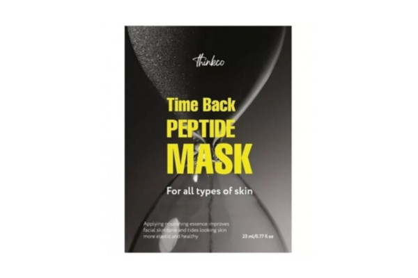 Thinkco Маска-салфетка для лица с пептидами - Time back peptide mask, 23мл