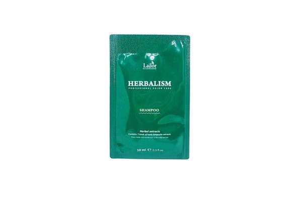 Lador Шампунь для волос на травяной основе - Herbalism shampoo, 10мл (пробник)