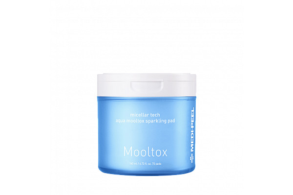 MEDI-PEEL Aqua Mooltox Sparkling Pad (70ea) Увлажняющие очищающие пэды