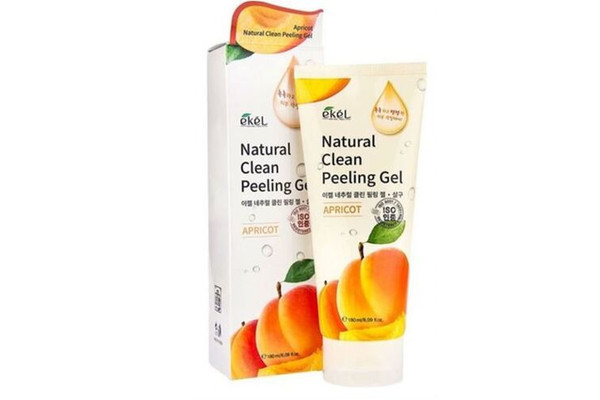 Ekel Пилинг-скатка с экстрактом абрикоса - Natural clean peeling gel apricot, 100мл